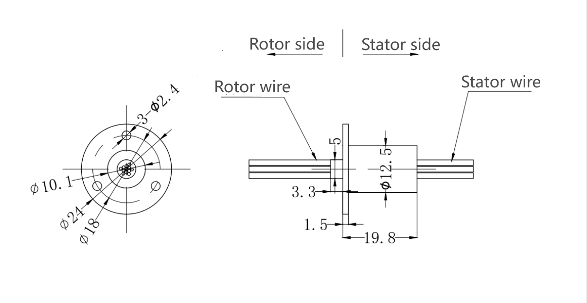 Rotary Electrical Joint XMC12-F
