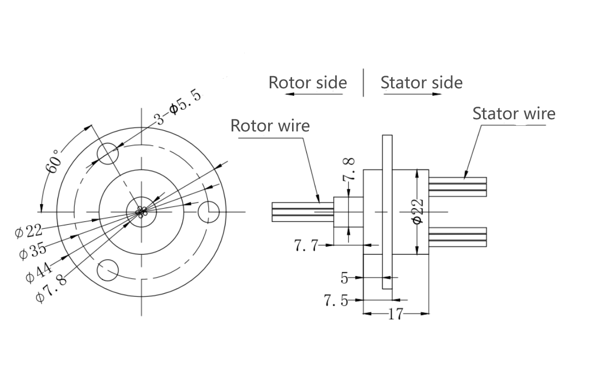 Standard Capsule Slip Ring XC06-F